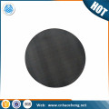 oil and chemical filtration 60 mesh black wire mesh cloth black filter disc